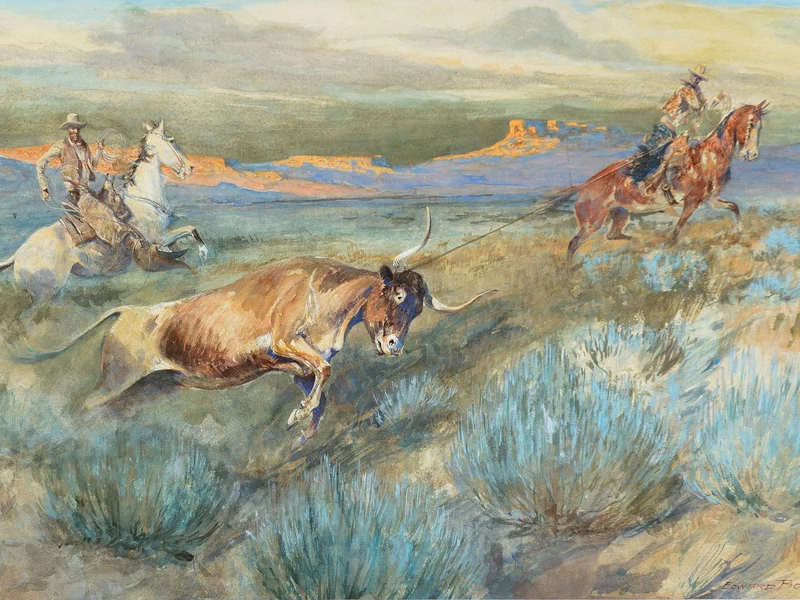 1873-Edward Borein - Li ho presi